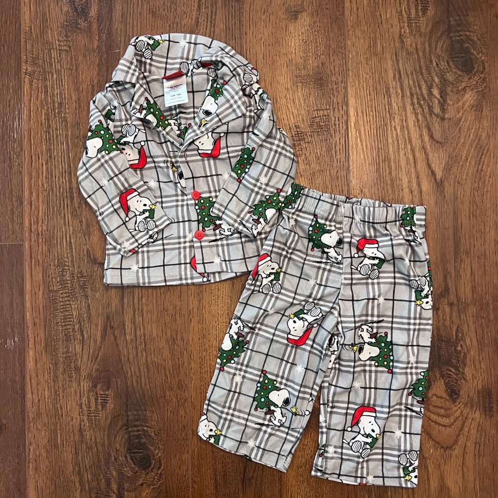 Snoopy Toddler Christmas Pajamas